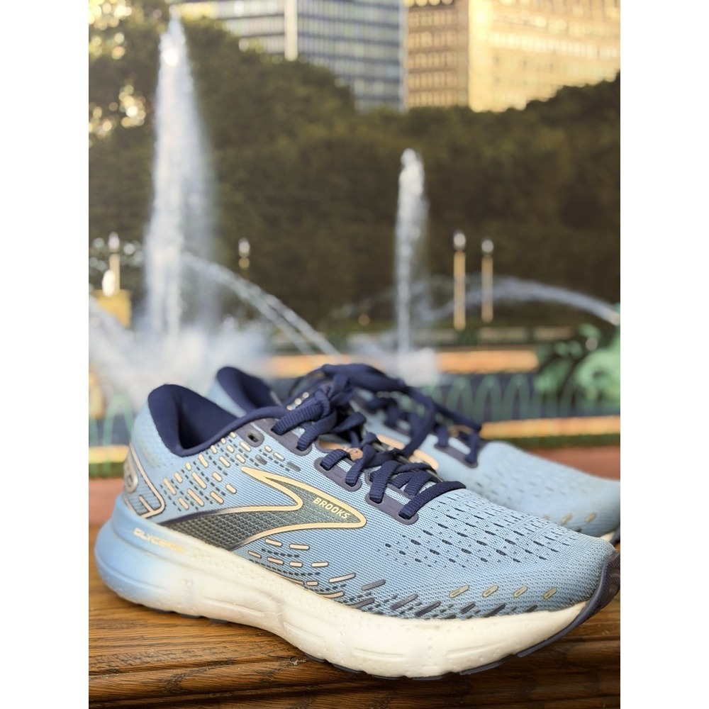Brooks Glycerin 20 1203691B478 Blue Running Shoes Women's SIZE 7 B